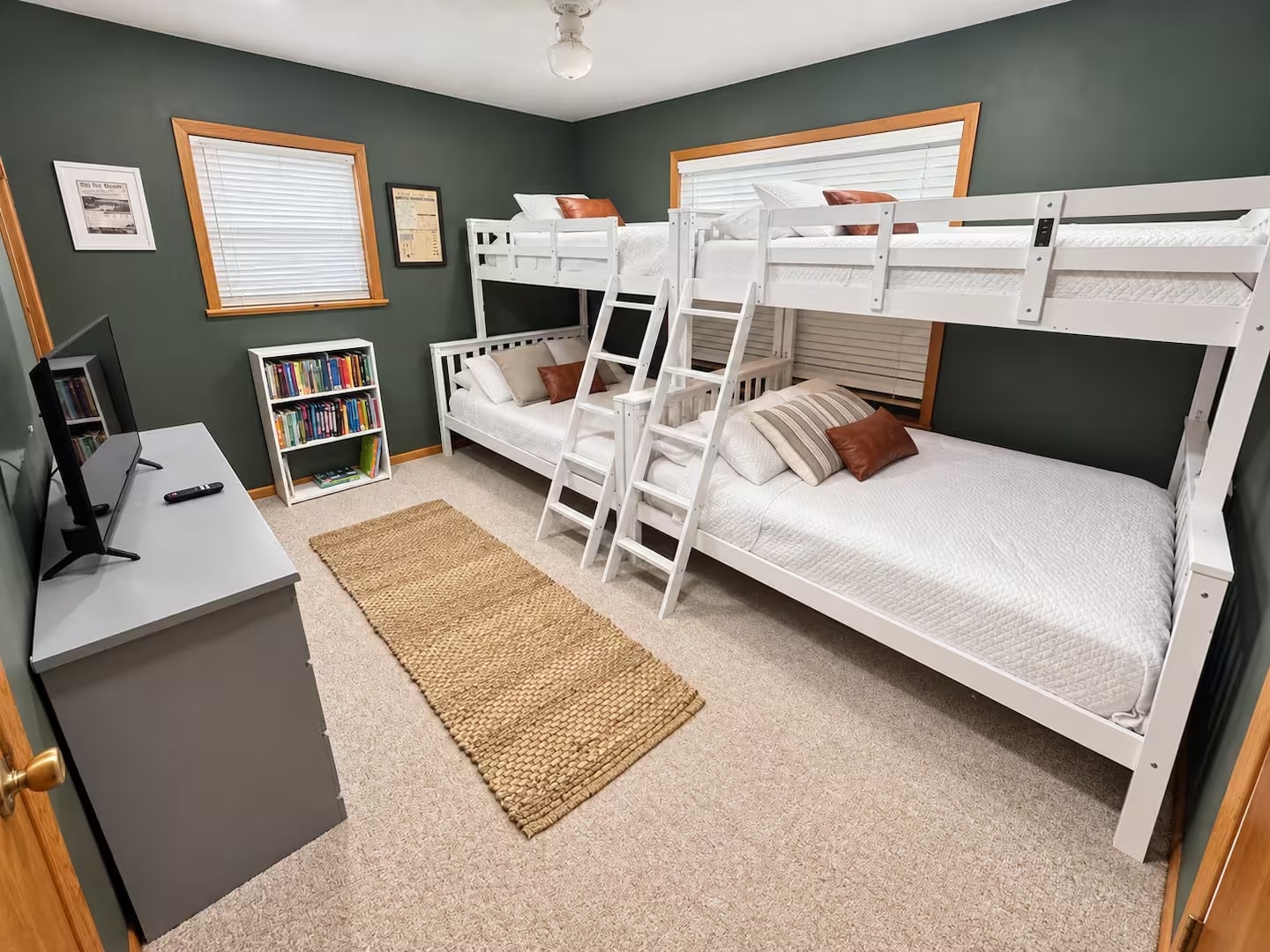 Bunkroom with comfortable beds